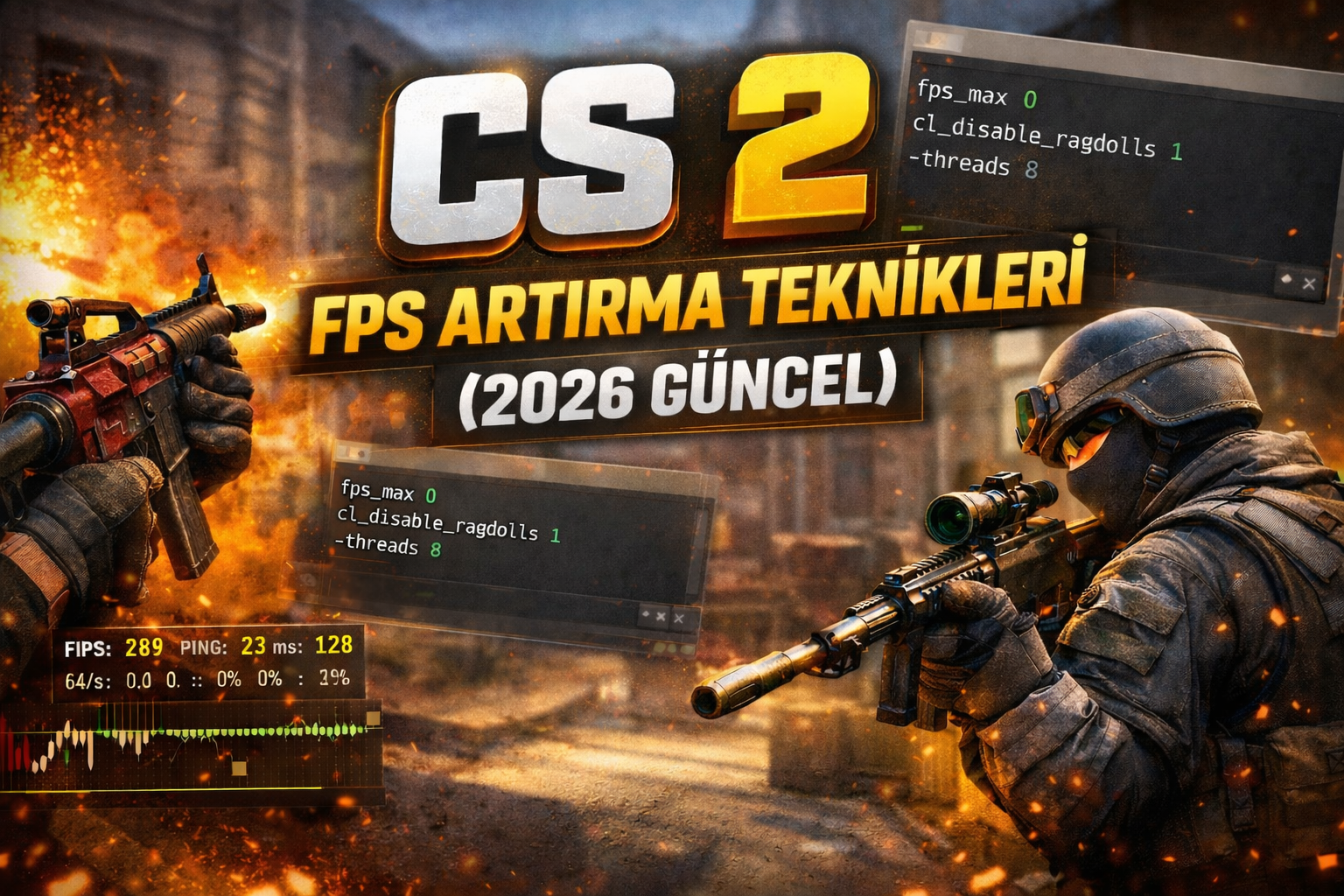 CS2 FPS Artırma Teknikleri 2026 – En Güncel Performans Rehberi