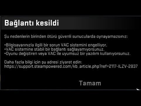 CS:GO VAC Hatası ve Çözümü