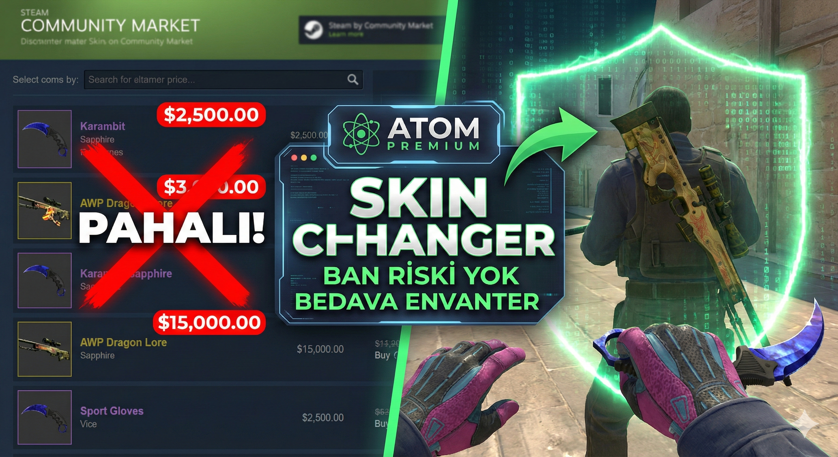 CS2 Skin Changer ile Envanter Dizme: Ban Riski Olmadan Bıçak ve Eldiven Kullanımı (2026 Rehberi)
