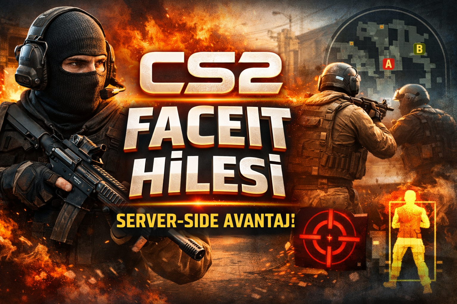 CS2 FACEIT Hilesi Nedir? Server-Side Ortamlarda Çalışan En Gelişmiş CS2 Yazılımı